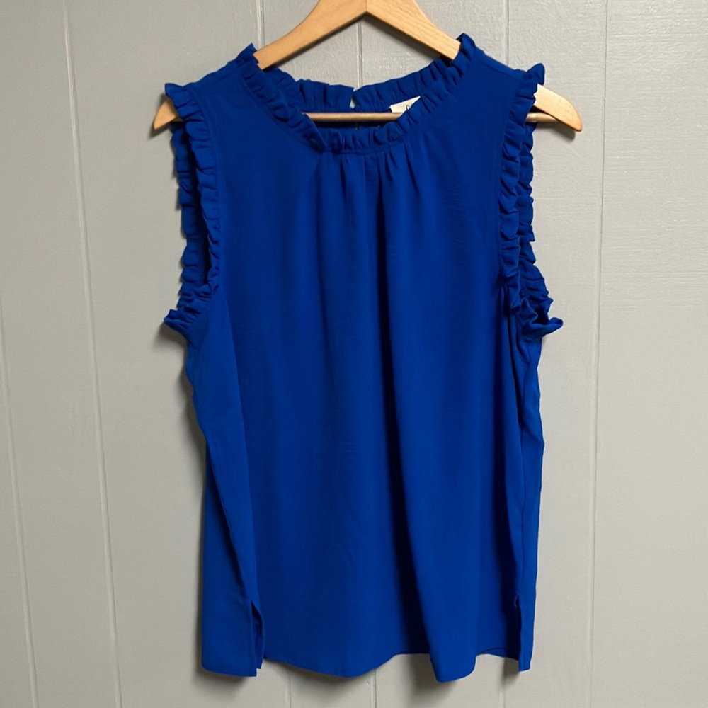 NWT Royal Blue Ott Top Blouse Size XL New with tags